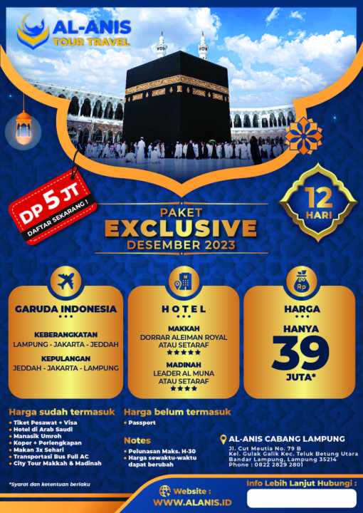 PAKET UMROH EXCLUSSIVE LAMPUNG